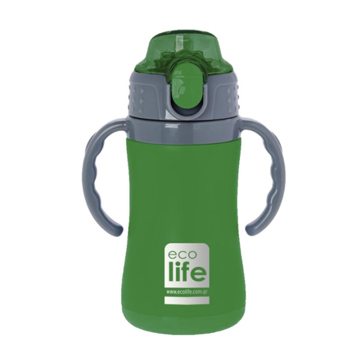 Ecolife Kids Thermo 300Ml Grn  7+ years