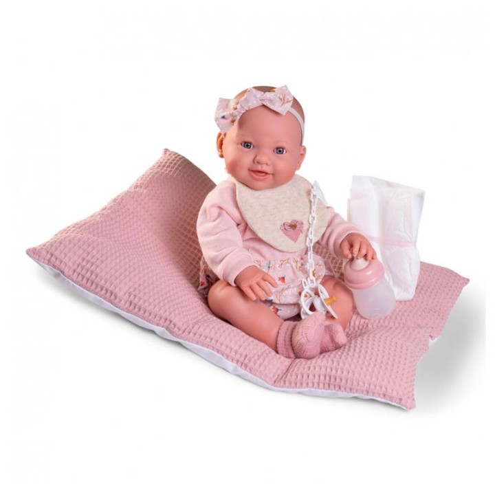 Antonio Juan Dolls Newborn Mia Pees With Cushion 50414  6+ years