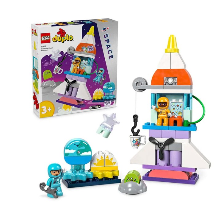 LEGO Duplo Town 10422 3In1 Space Shuttle Adventure  3+ years