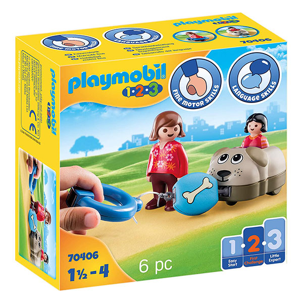 PLAYMOBIL Trenάki me vagόni-skylάki 70406