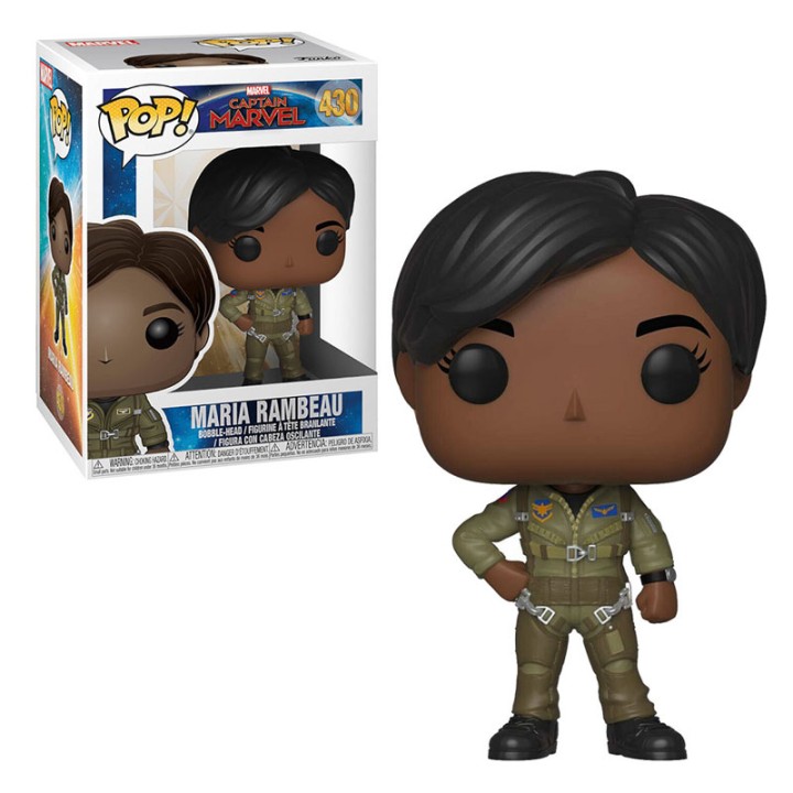 Funko POP! Marvel: Captain Marvel - Maria Rambeau #430 Bobble-Head Vinyl Figure  4+ years