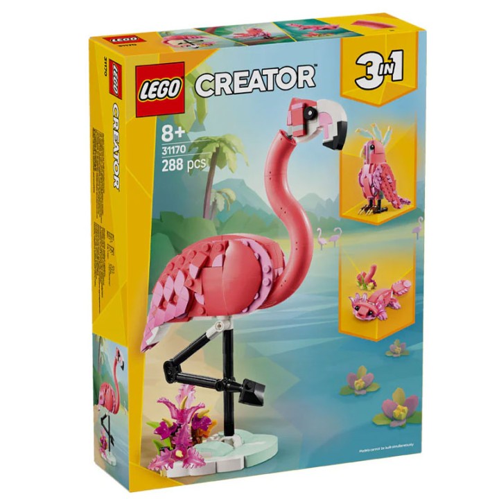 LEGO 31170 Wild Animals: Pink Flamingo  7+ years