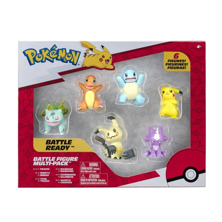 Pokemon Figoύres 6 Tem. W3/4 Jw002469-C  4+ years