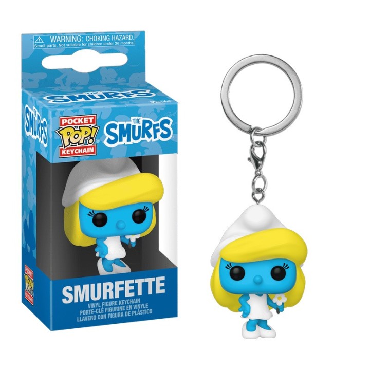 Funko POP Funko Pocket Pop!: The Smurfs - Smurfette Keychain  5+ years