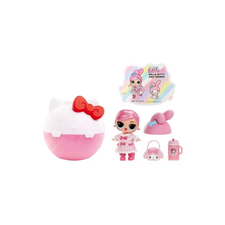 L.O.L Surprise Loves Hello Kitty Files Doll Asst. Pdq 523840-Euc  5+ years