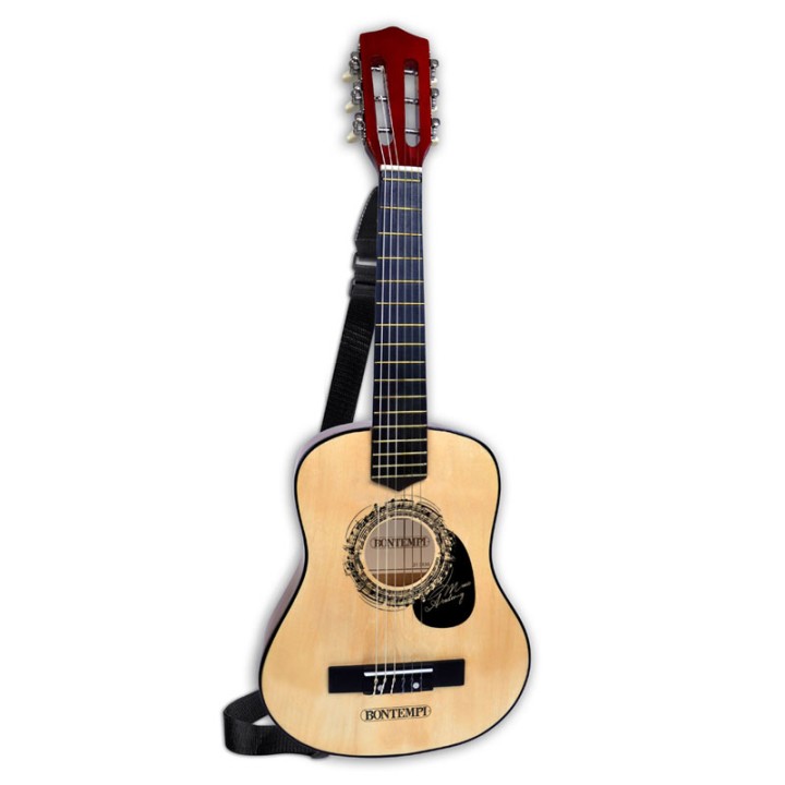 Bontempi    Wooden Guitar 75 Cm W/Shoulder Strap 21 7530  10+ years