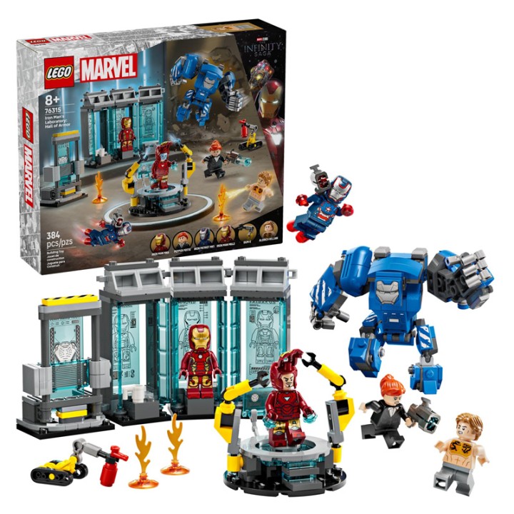 LEGO 76315 Iron Man'S Laboratory: Hall Of Armor  4+ years