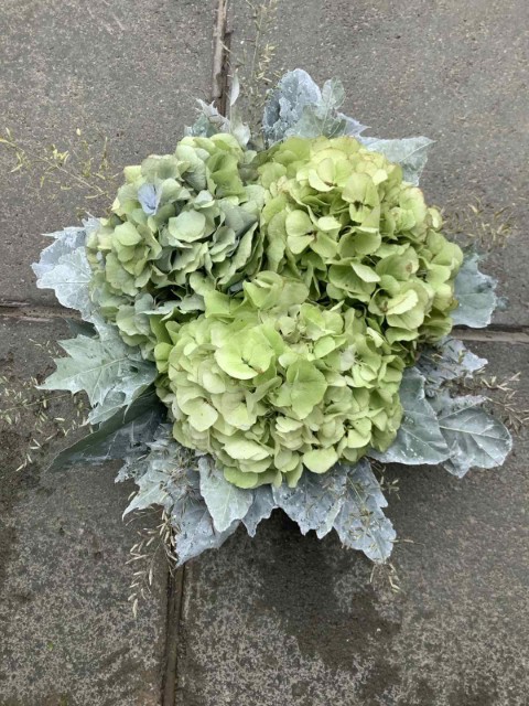 Green Hydrangea Bouquet