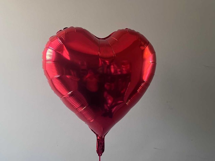 Foil balloon heart shape 55cm