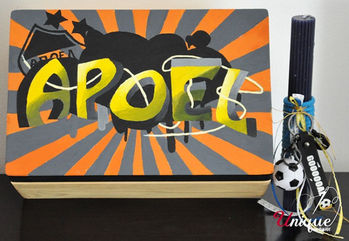 Easter Set Lampada & Wooden Box "APOEL"