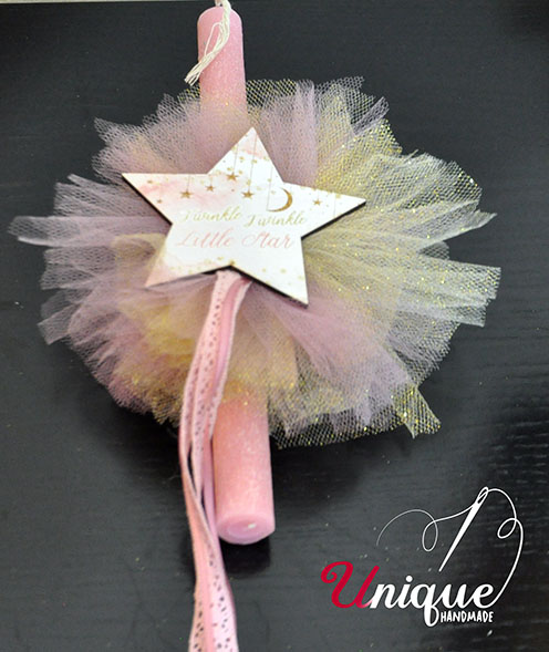 Twinkle tiwnkle Little Star Easter Candle Lampada