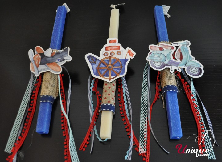 Travelet Easter candle ship Lampada