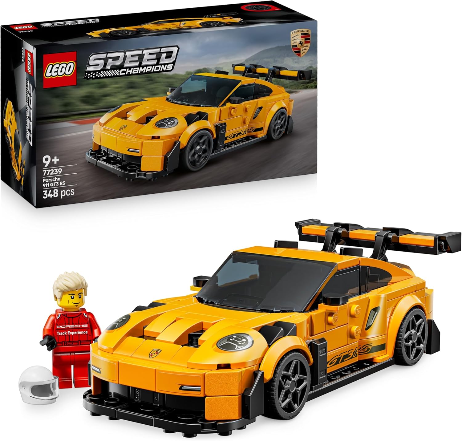 LEGO SPEED CHAMPIONS PORSCHE 911 GT3 RS 9+ 348 77239