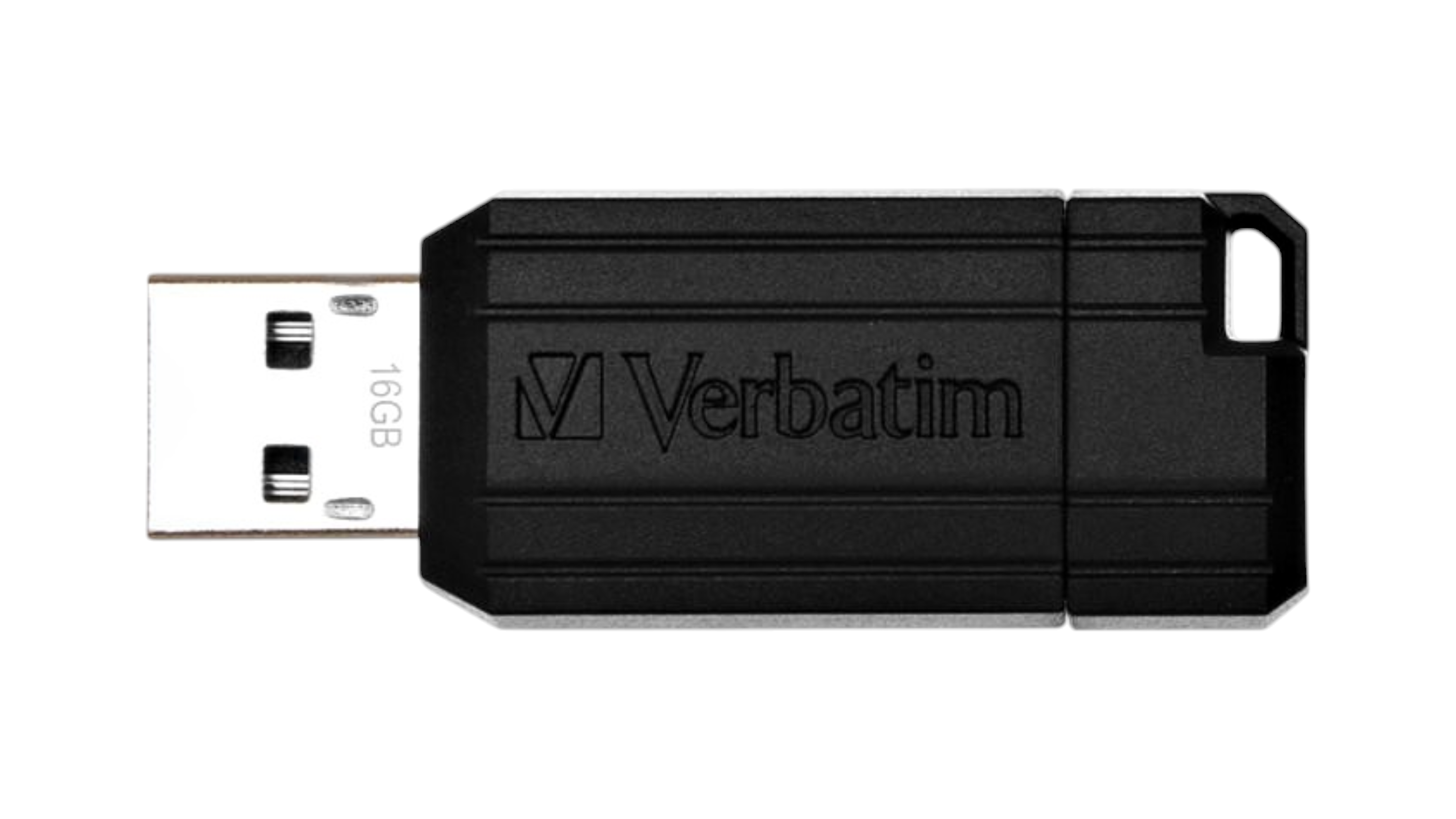 Verbatim USB Drive 2.0 Pinstripe 8GB Black