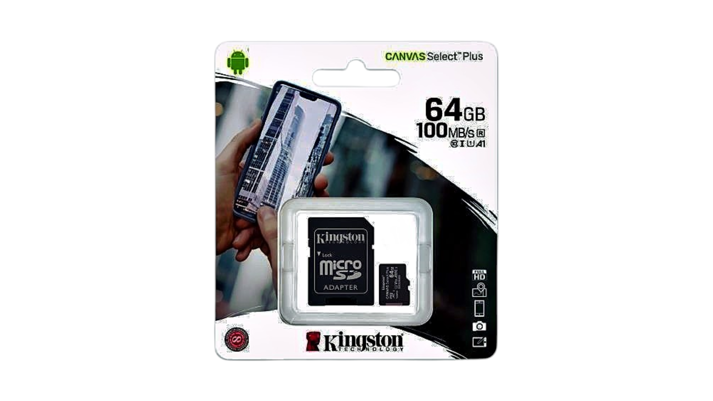 KINGSTON MicroSDHC Canvas Select Plus 64GB Memory Card