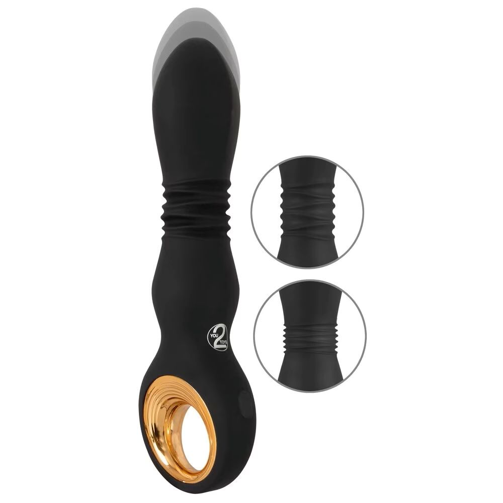 ETERNAL - STRONG THRUSTING VIBRATOR 10 SPEED BLACK