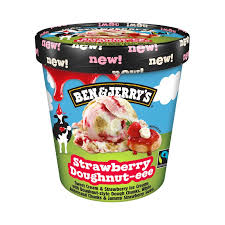 BEN&JERRY'S STRAWBERRY DOUGHNUT-EEE 465ML
