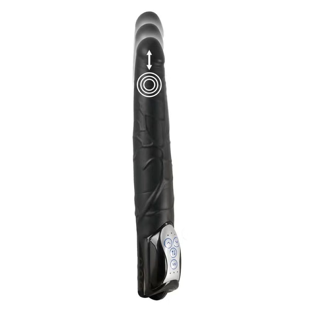 BLACK PUSH THRUSTING VIBRATOR 7 SPEED