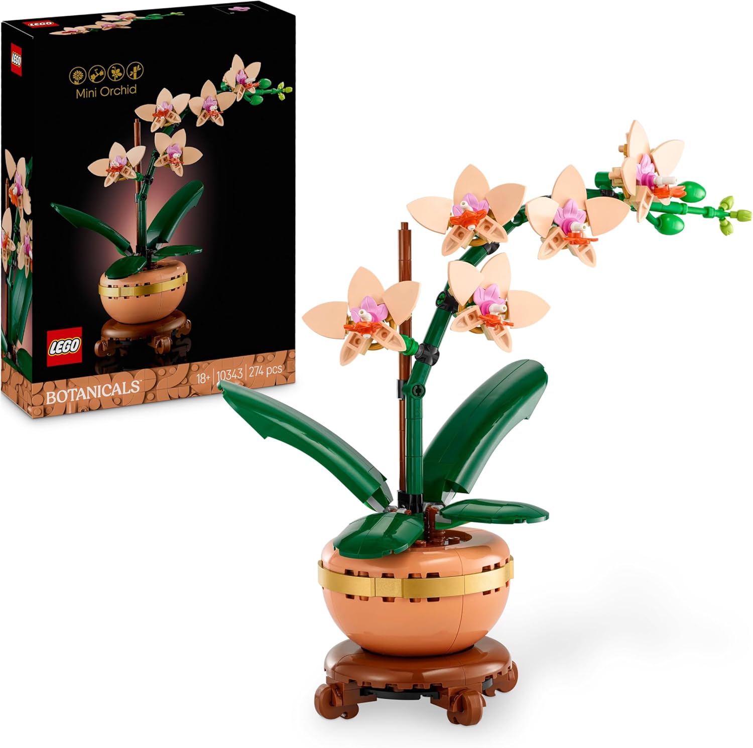 LEGO BOTANICALS MINI ORCHID 18+ 274PCS 10343