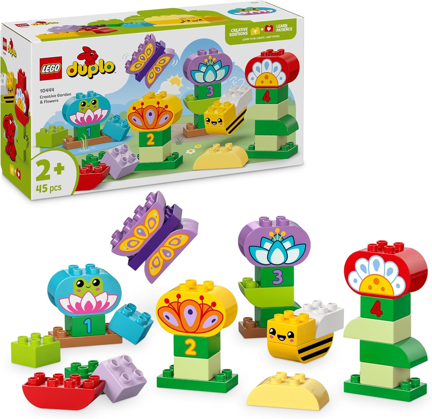 LEGO DUPLO CREATIVE GARDEN FLOWERS 10444 45PCS 2+