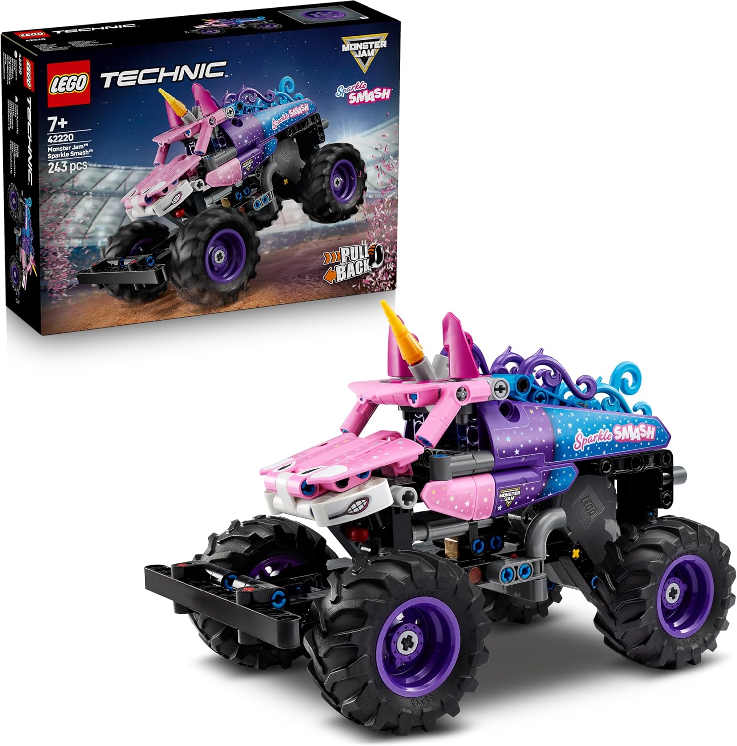 LEGO TECHNIC MONSTER JAM SPARKLE SMASH 7+ 243CS 42220
