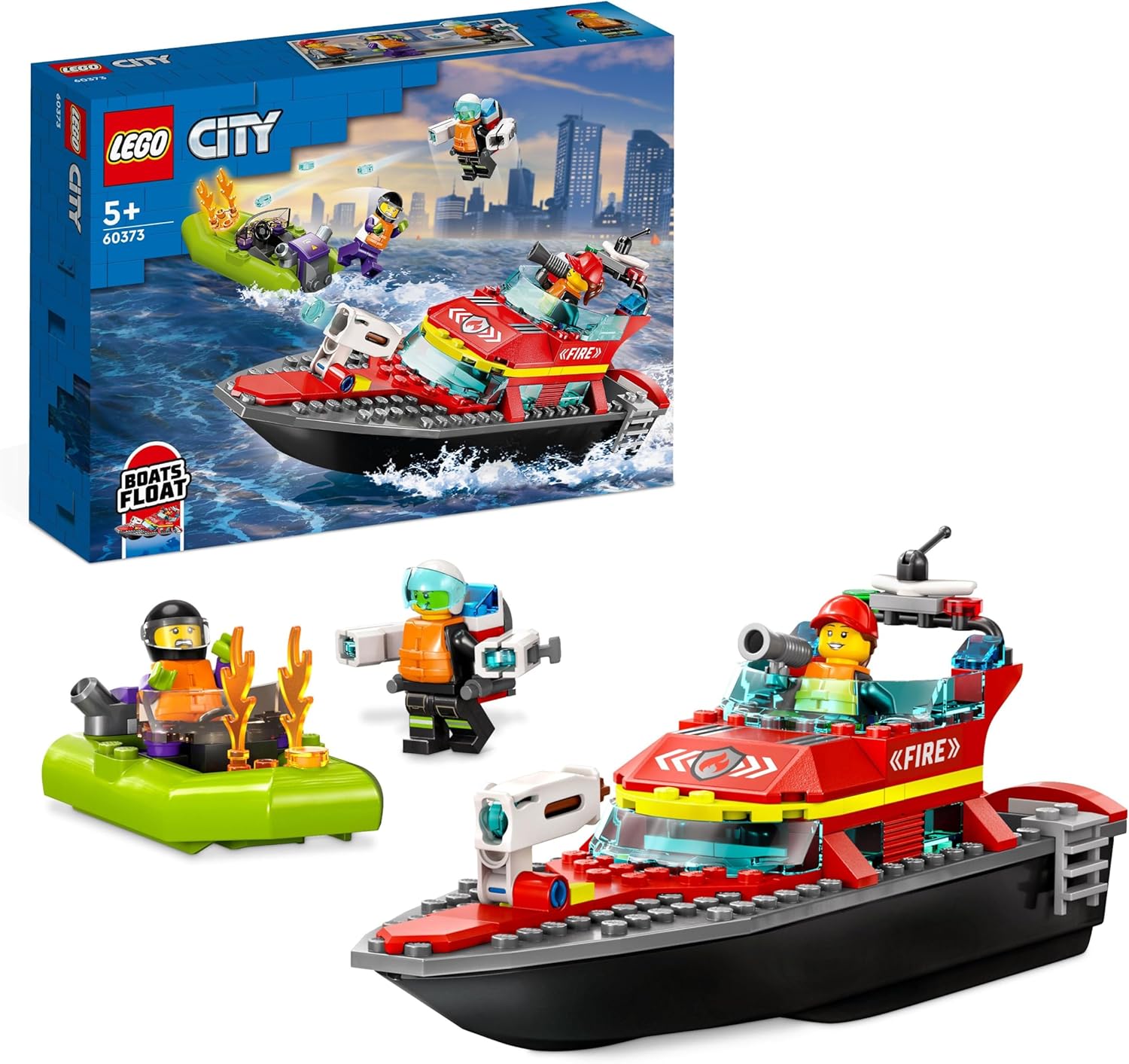 LEGO CITY FIRE RESCUE BOAT 5+ 60373