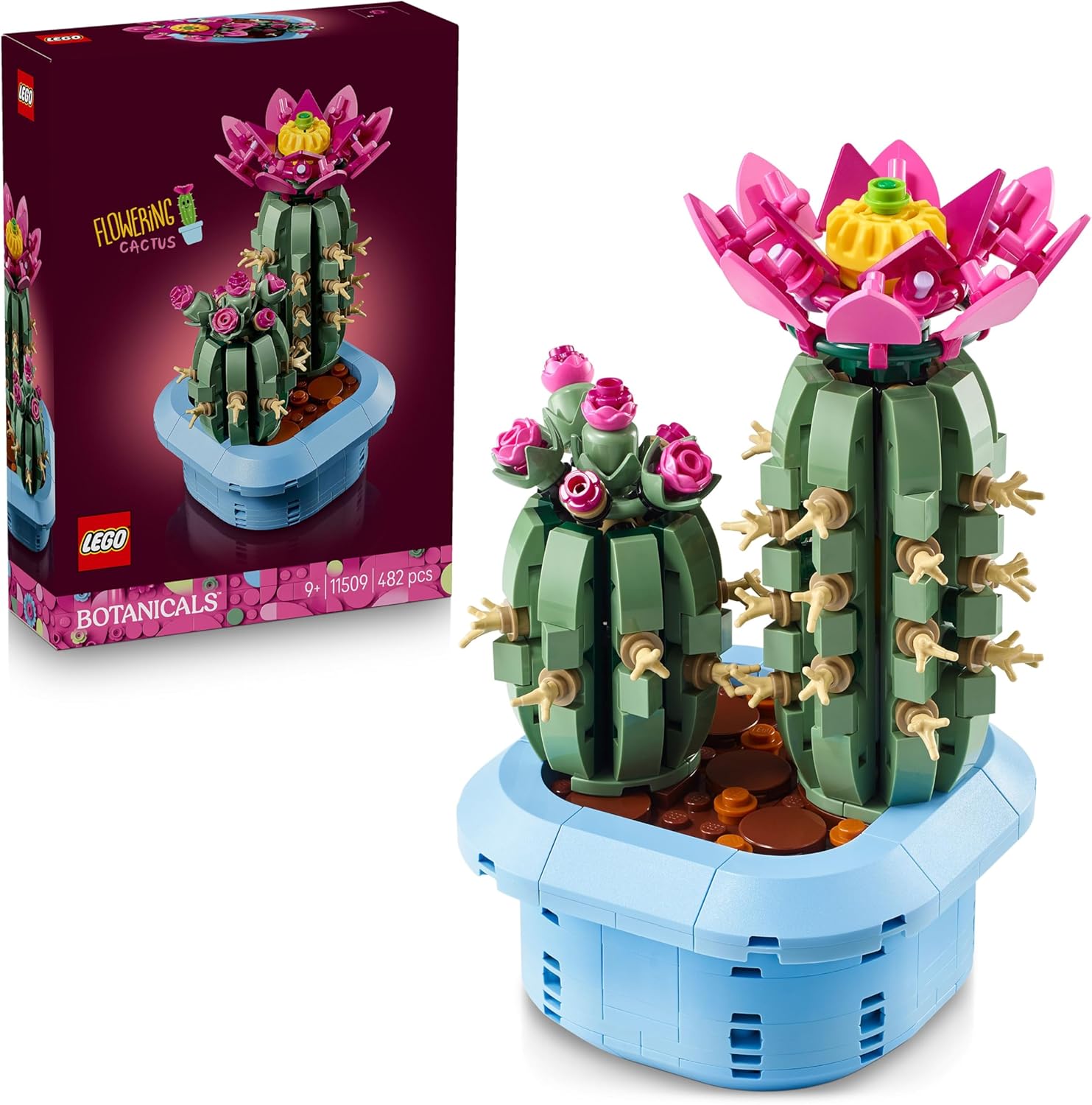 LEGO BOTANICALS FLOWERING CACTUS 9+ 482PCS 11509