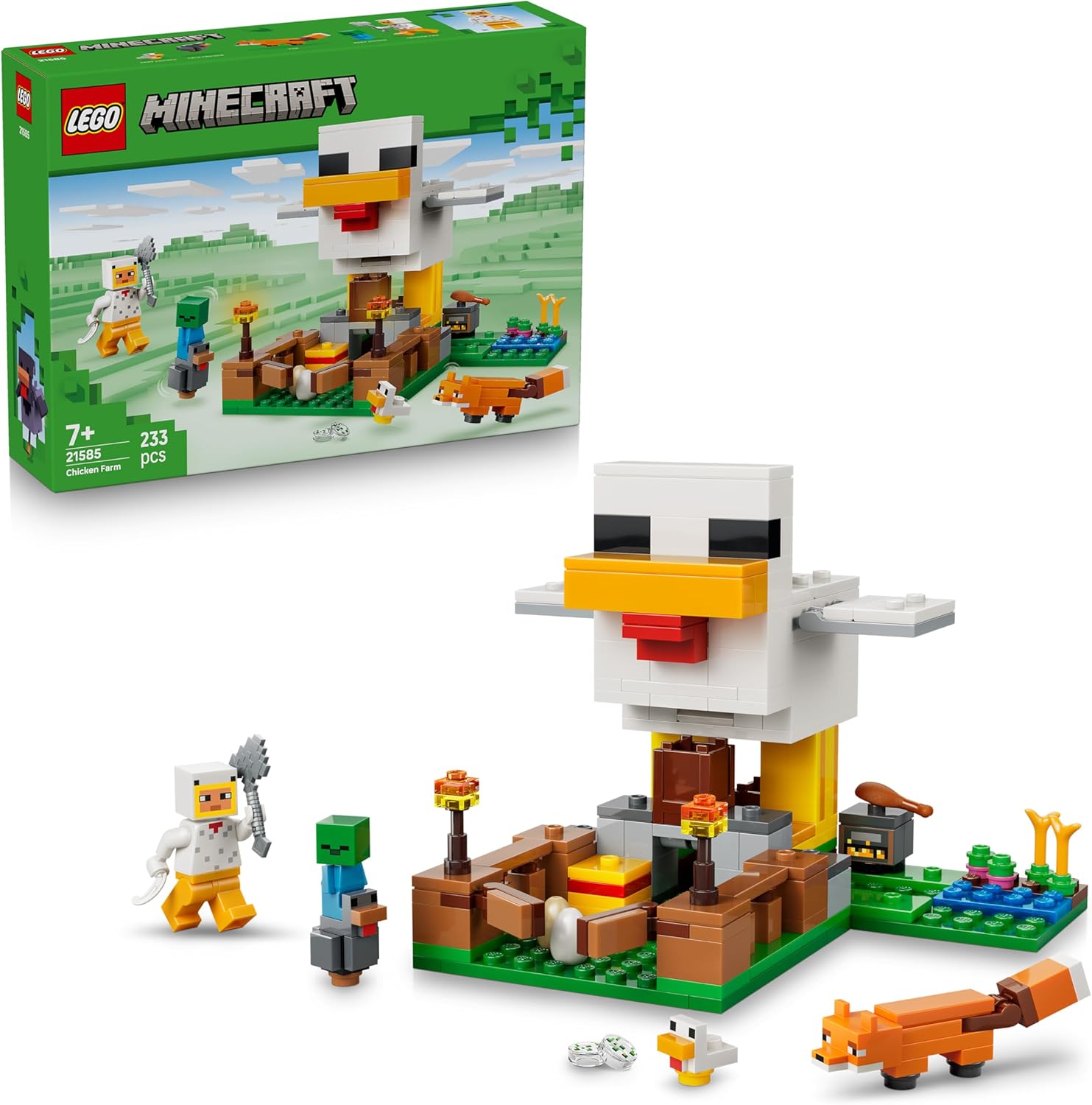 LEGO MINECRAFT CHICKEN FARM 7+ 233PCS 21585