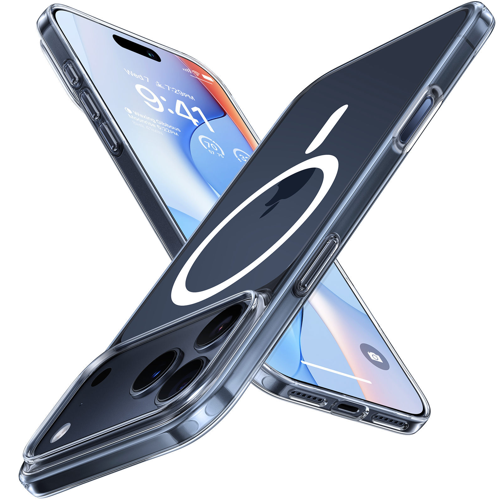 iPhone 17 Pro Max Case - Torras ThinFit Magnetic (Clear)