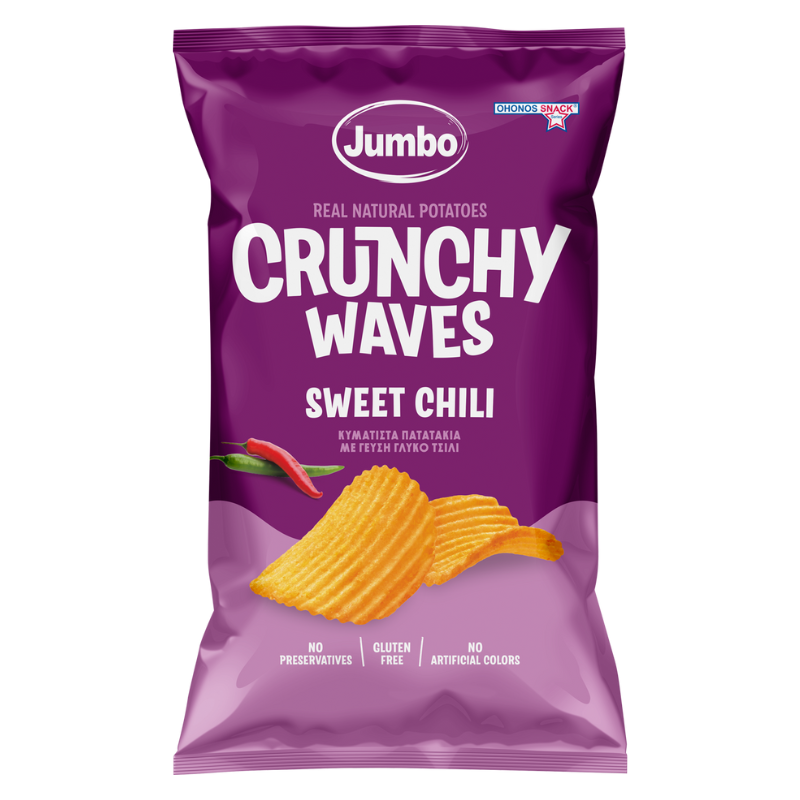 JUMBO CRUNCHY Waves Sweet Chilli 90G