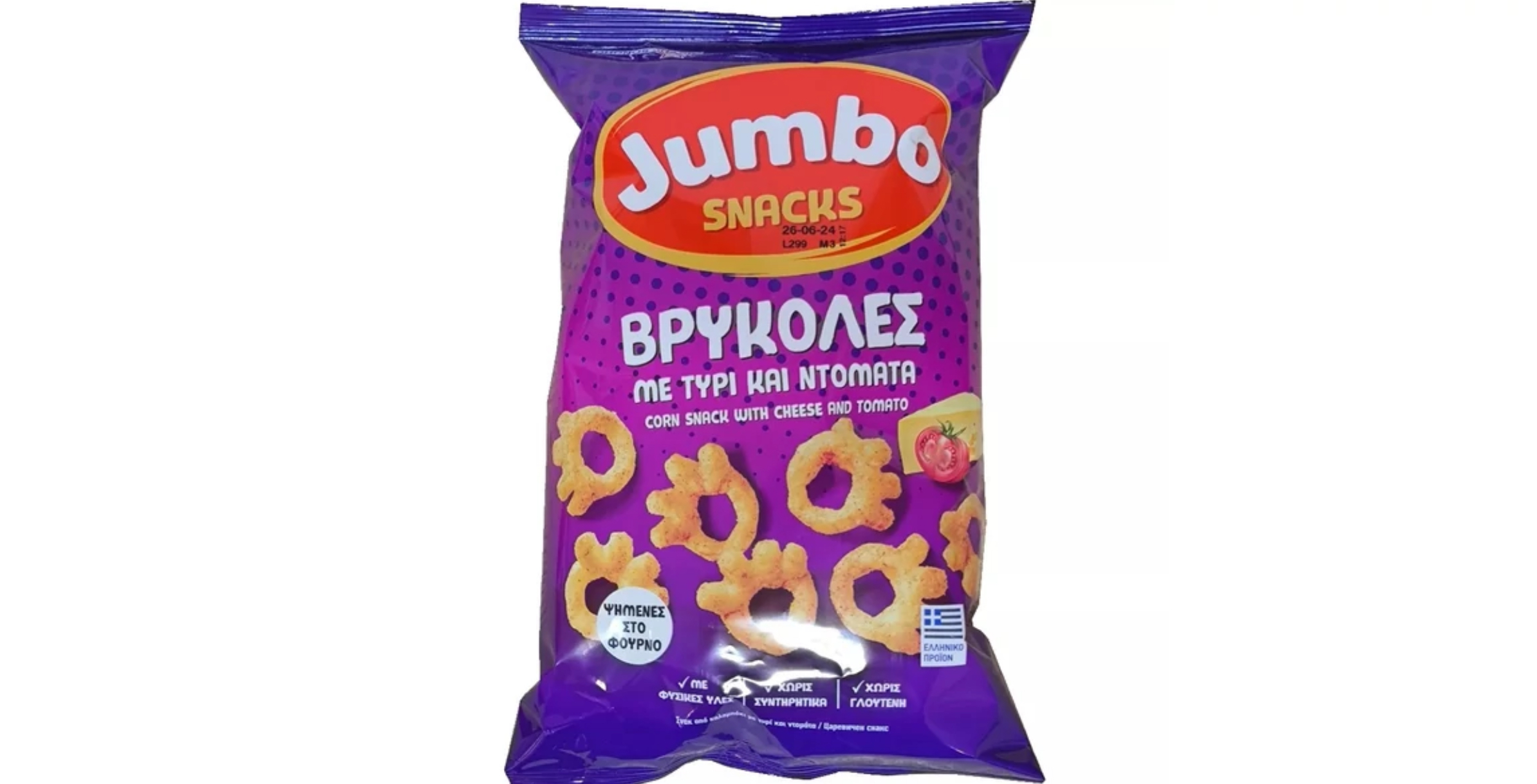 JUMBO SNACKS Cheese & Tomato 85G