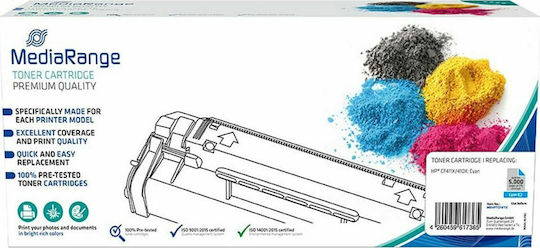 MediaRange Color toner cartridge, for printers using HP® HP® CF411X/410X, with chip, cyan