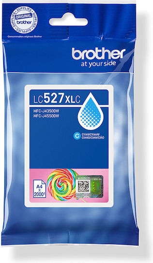 LC527XLC cyan ink cartridge 2000 pages ( MFCJ4350DW, MFCJ4550DW)