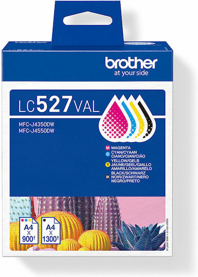 LC527VAL value pack ink cartridge 1300/900 pages ( MFCJ4350DW, MFCJ4550DW)