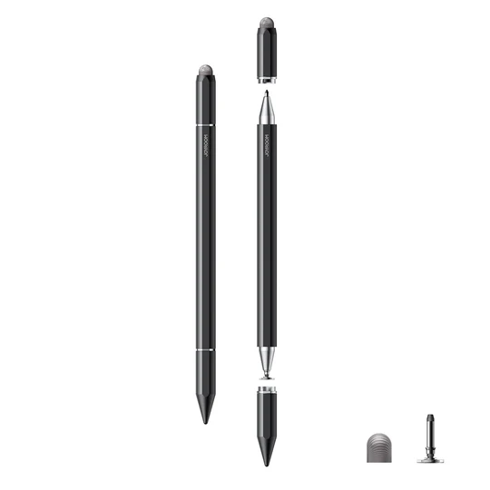 JR-BP561 3-in-1 Magnetic Passive Capacitive Stylus Pen Black