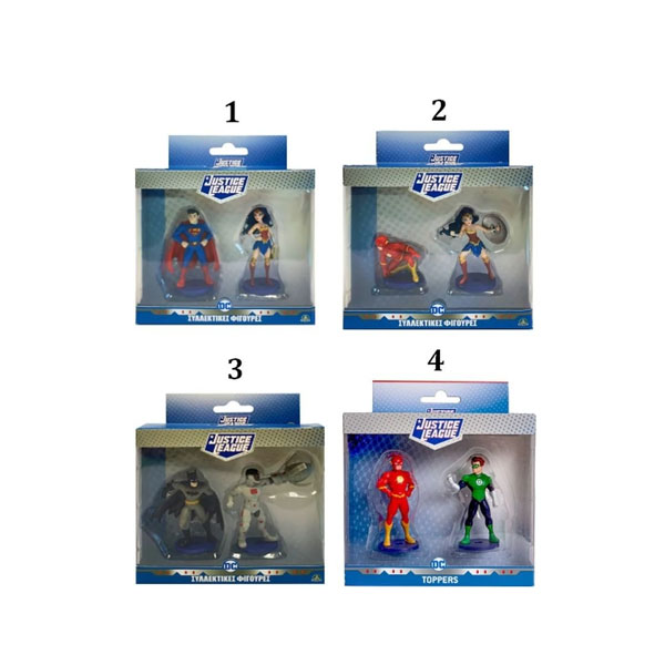 Giochi-Preziosi Justice League Figoyres 2pack ( 12 Schέdia) Jut01000  4+ years