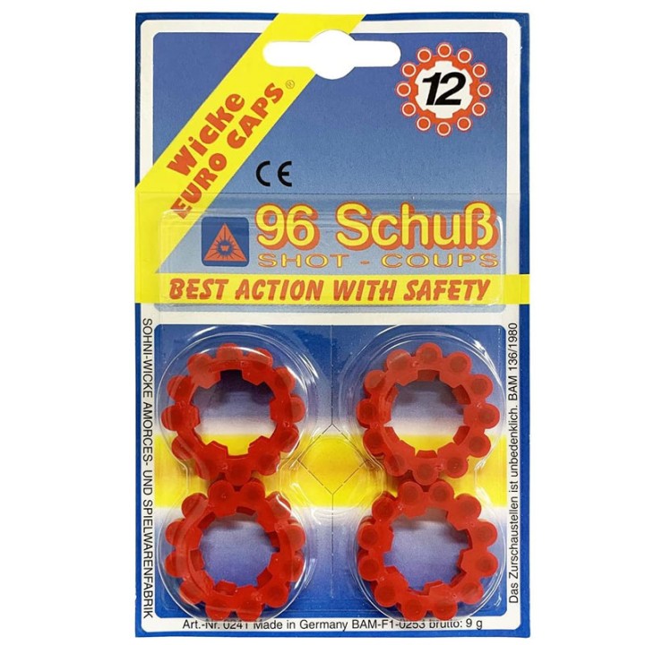 Gonher GONHER BLISTER 12 SHOT. TOTAL 8 RINGS (96 SHOTS) 96/12  5+ years