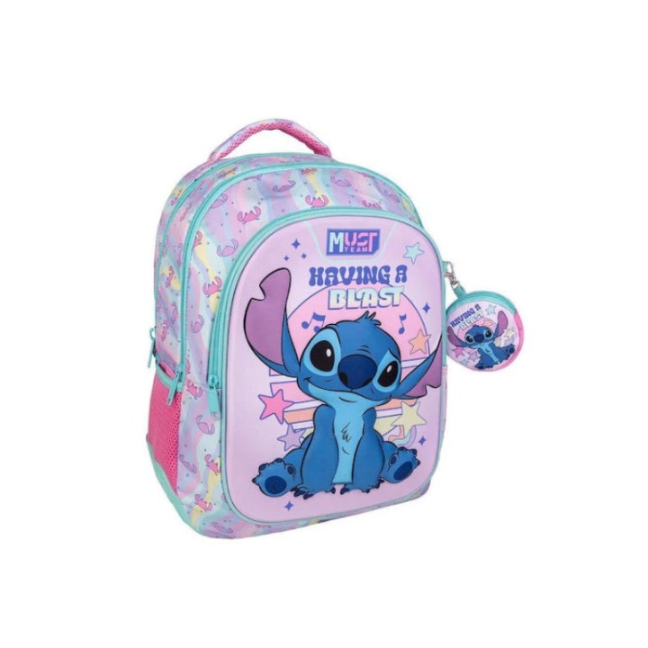 Bagpack 32X18X43 3Thikes Lilo & Stitch Having A Blast