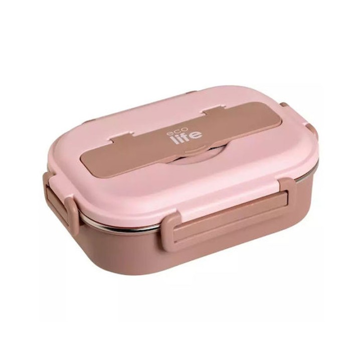 Ecolife Lunch Box 3Th 1Lt Pink  7+ years