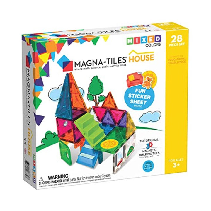 Magna-Tiles Magna-Tiles House 28 Pieces Set #18332  3+ years