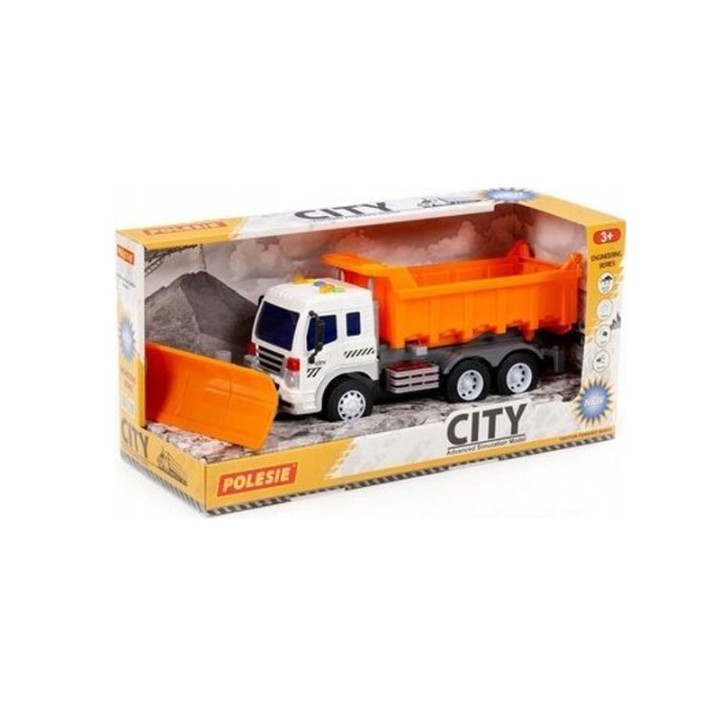 Polesie City Snow-Plough Dump Truck 04618  10+ years