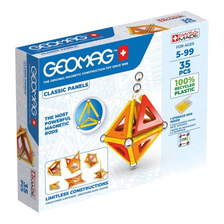 Geomag Geomag 470 Classic Panels Recycled 35 Pcs  18+ months