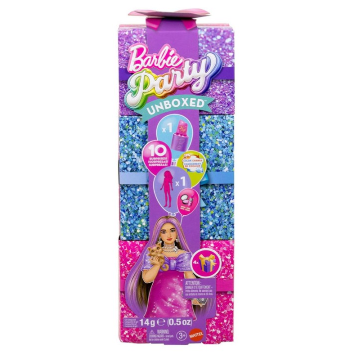 Barbie Party Unboxed Glam Party - Curvy Jfy67  3+ years