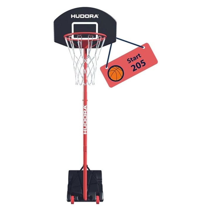 Hudora Start Basketball Stand 205, Red 71640  18+ months