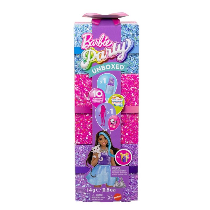 Barbie Party Unboxed Glam Party - Melachrini Jfy66  3+ years