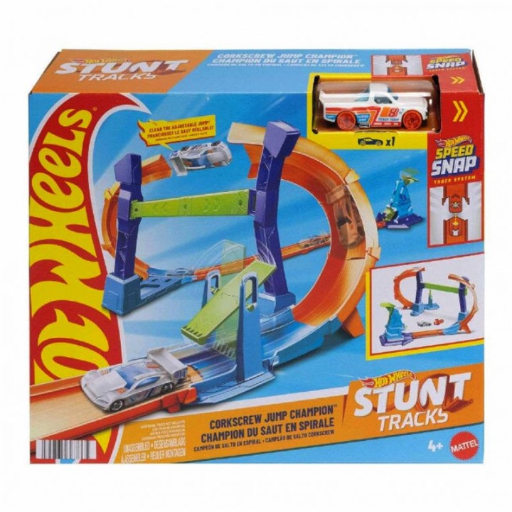 Hot Wheels Hot Wheels Stunt Nees Agonistikes Pistes Jlm90  4+ years