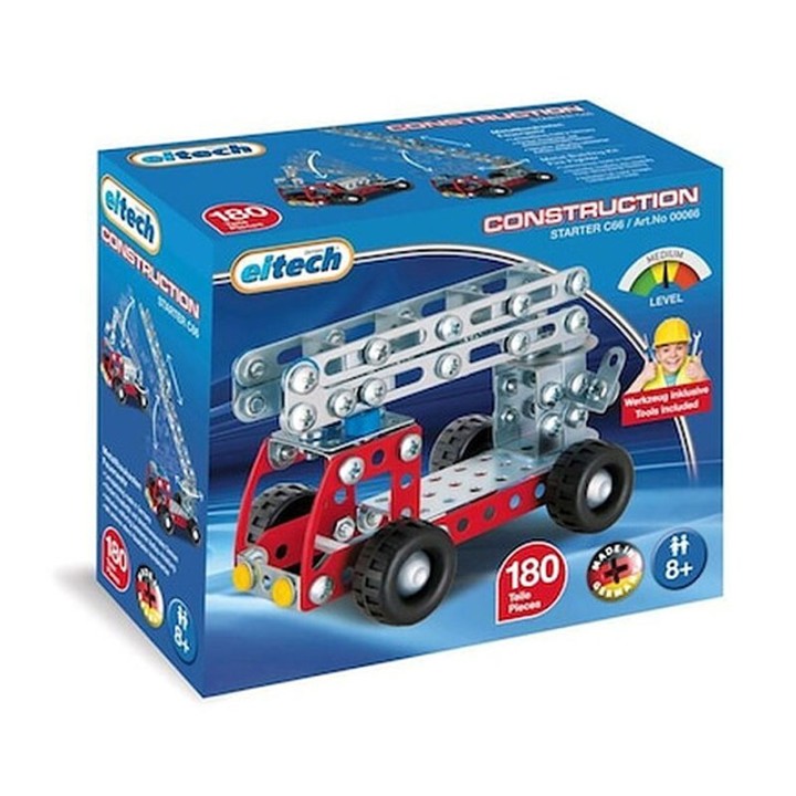 Eitech Metalliki DIY Kit Red Fire Truck No66 167-00066  5+ years