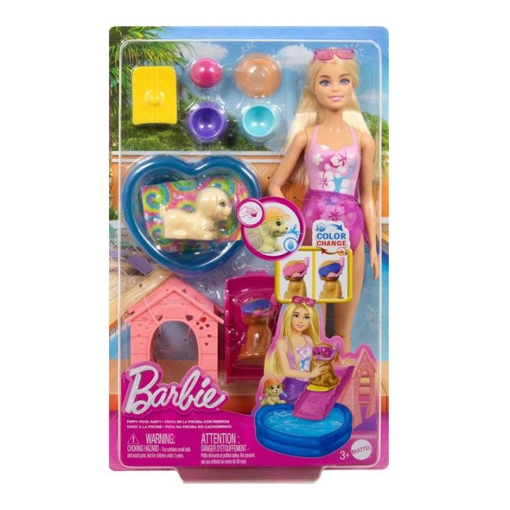 Barbie Pool Party Me Koytavakia Jbf35  3+ years