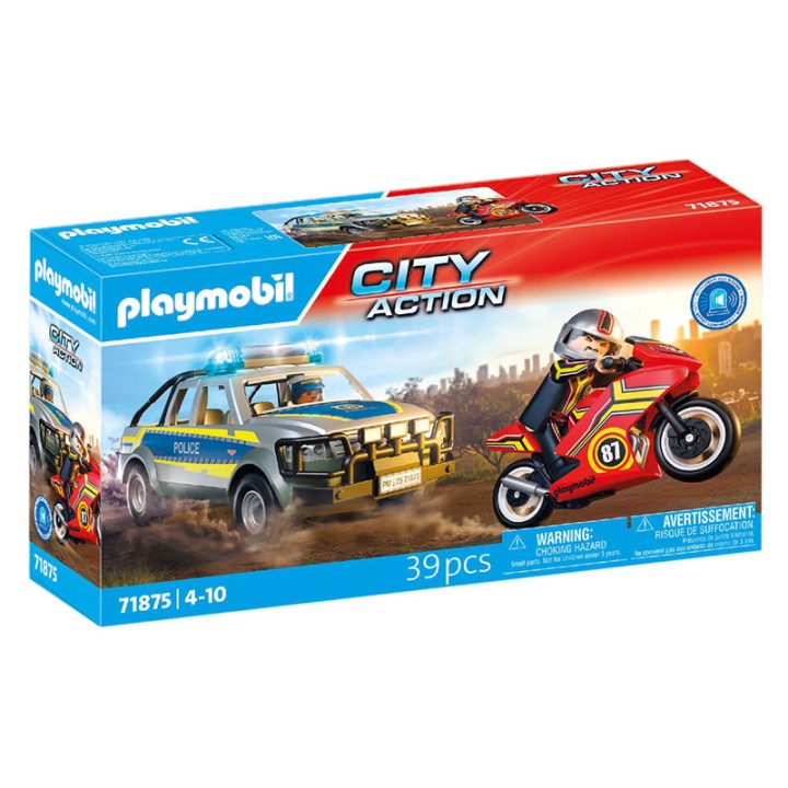 PLAYMOBIL Police Vehicle and motorcycle 71875  3+ years