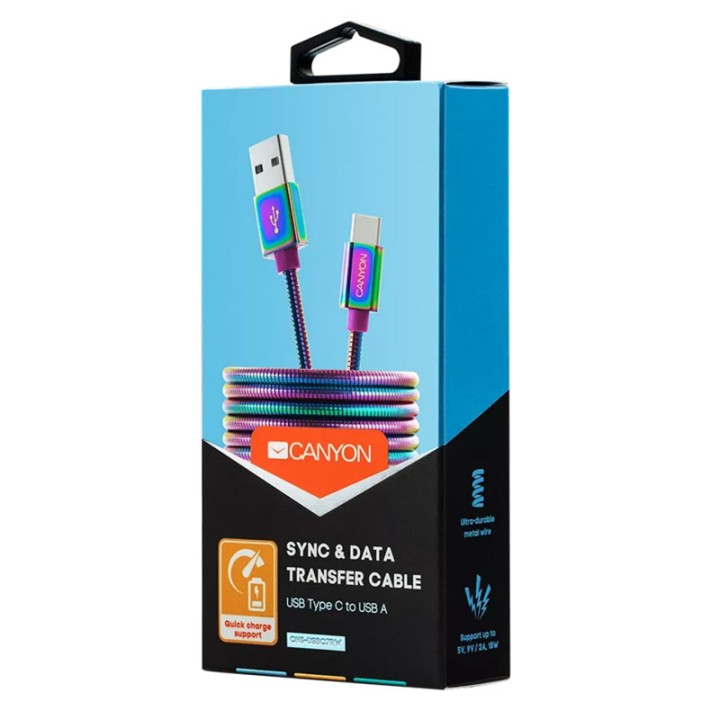 Canyon Ultra-Durable Usb Type-C To Usb A 2.0 Cable Uc-7  9+ years